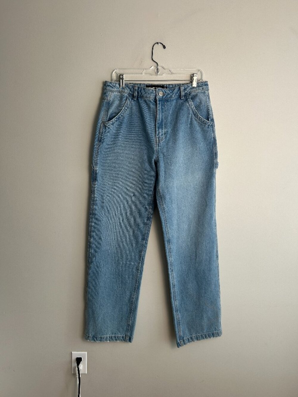 Y2K Refuge Denim Light Wash Utility Carpenter Jeans Women's Size 5